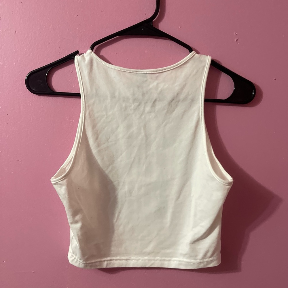 Green Cropped Tee - Picture 2 of 3